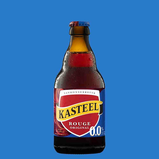 Kasteel Rouge 0.0% | Alcohol‑Free Belgian Cherry Beer 33cl Bottle - Wise Bartender - Beer