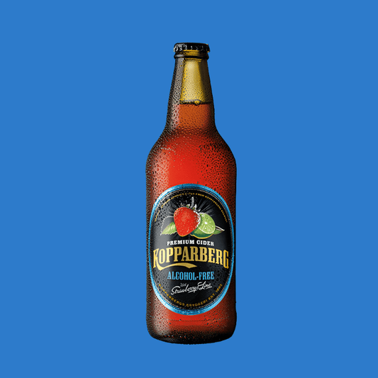 Kopparberg Strawberry & Lime Non Alcoholic (0.05% ABV) - Wise Bartender - Beer