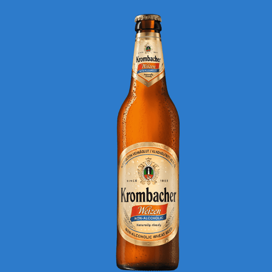 Krombacher Weizen Alcohol Free Wheat Beer (0.5% ABV) - Wise Bartender - Beer