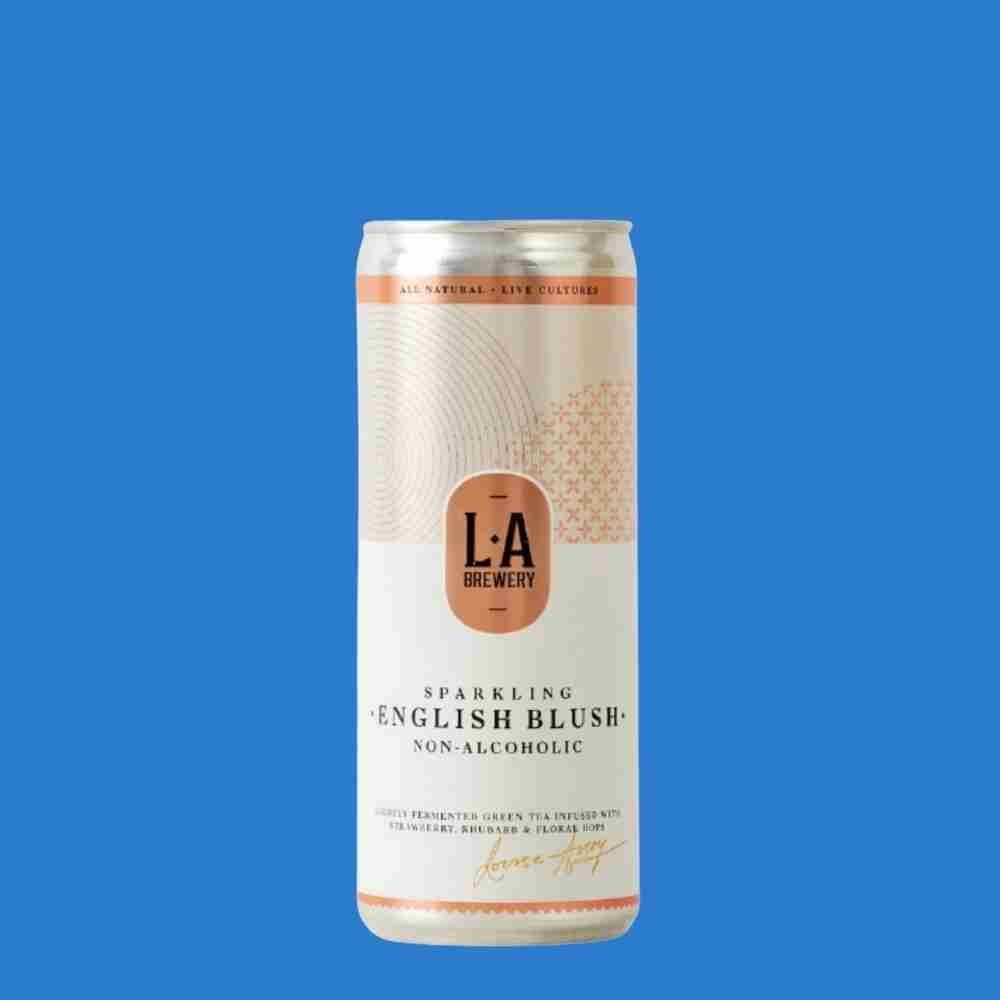 LA Brewery English Blush Sparkling Non - Alcoholic Rosé (0.5% ABV) 250ml Can - Wise Bartender - 