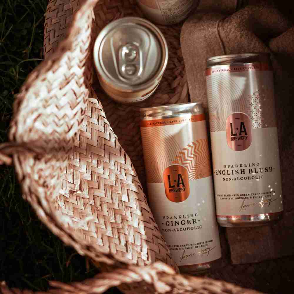 LA Brewery Sparkling Non - Alcoholic 8 x 250ml Cans Tasting Pack (0.5% ABV) - Wise Bartender - 