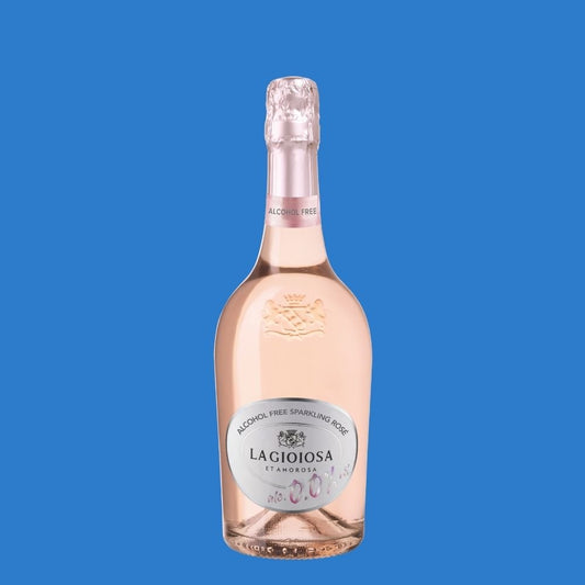 La Gioiosa Sparkling Rosé Alcohol Free 75cl | Alcohol-Free Rosé - Wise Bartender - wine