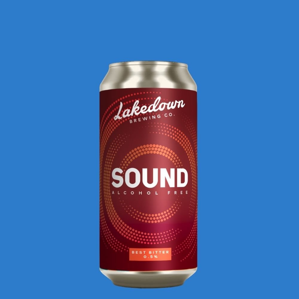 Lakedown Brewing Co 'Sound AF' Alcohol Free Best Bitter (0.5% ABV) - Wise Bartender - Beer