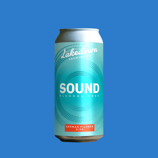 Lakedown Brewing Co 'Sound AF' Alcohol Free German Pilsner (0.5% ABV) - Wise Bartender - Beer