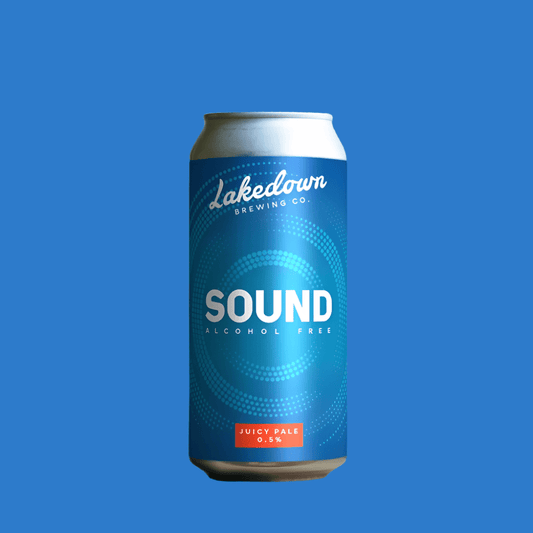 Lakedown Brewing Co 'Sound AF' Alcohol Free Juicy Pale Ale (0.5% ABV) - Wise Bartender - Beer