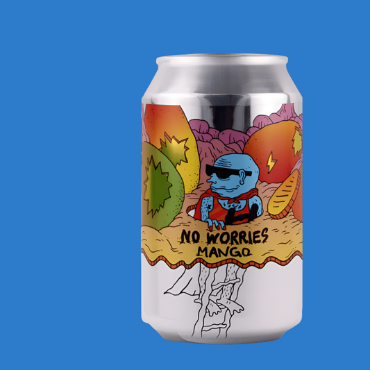 Lervig No Worries Mango Alcohol Free Beer (0.5% ABV)