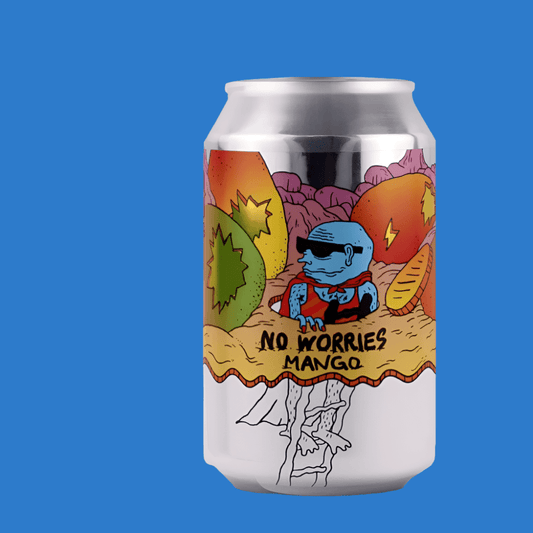 Lervig No Worries Mango Alcohol Free Beer (0.5% ABV) - Wise Bartender - Beer