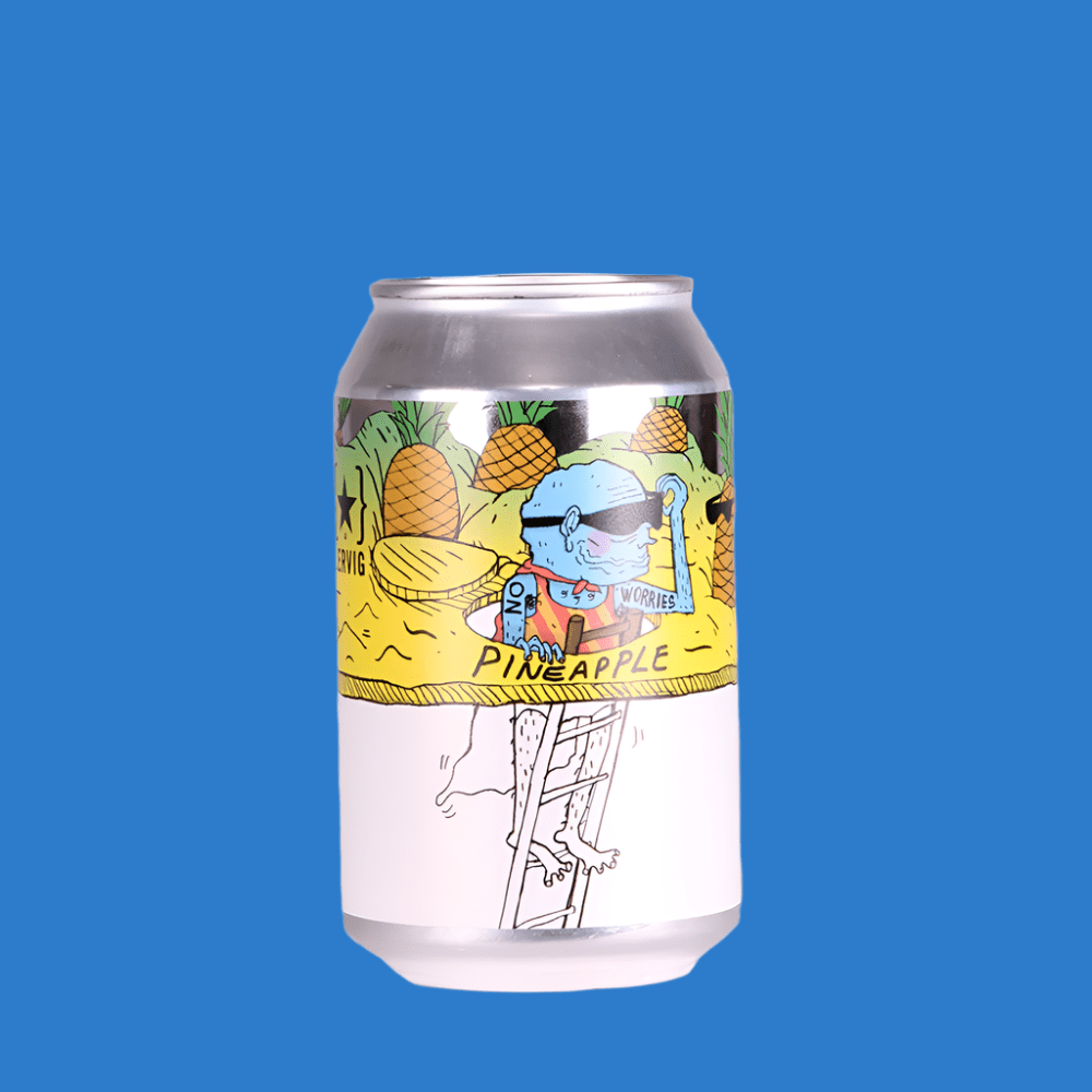 No Worries Pineapple Alcohol Free Beer