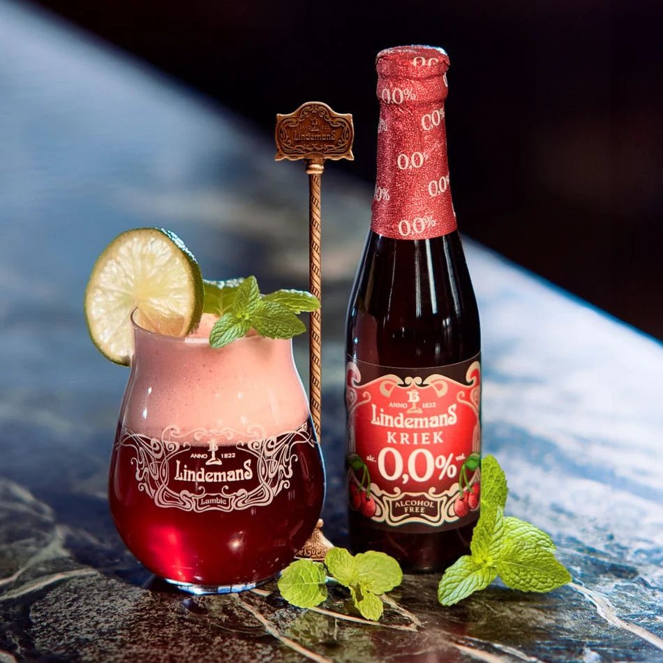 Lindemans Kriek | Alcohol-Free Belgian Cherry Lambic (0.0% ABV) - Wise Bartender - Lager