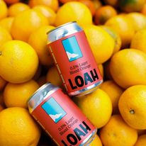 Loah Alcohol Free Lager Blood Orange (0.5% ABV) - Wise Bartender - Beer