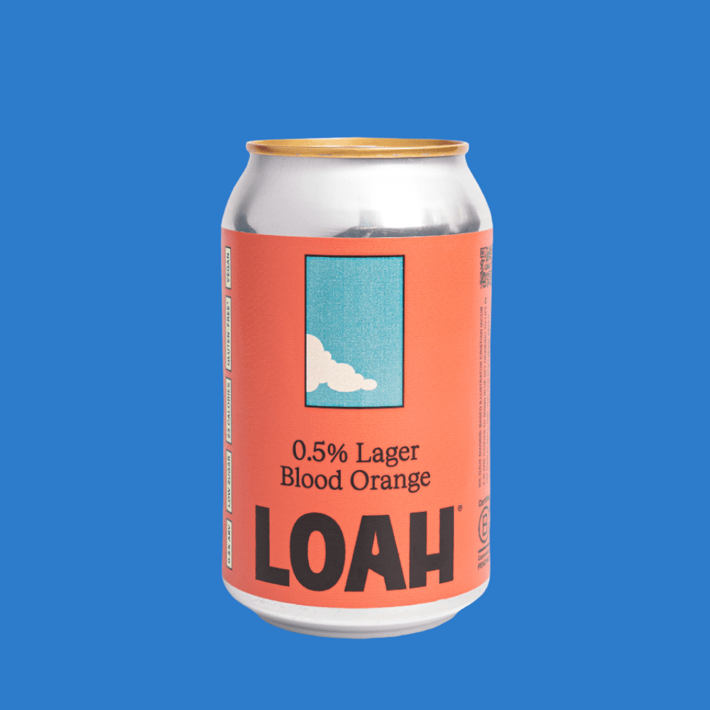 Loah Alcohol Free Lager Blood Orange &#x28;0.5% ABV&#x29;