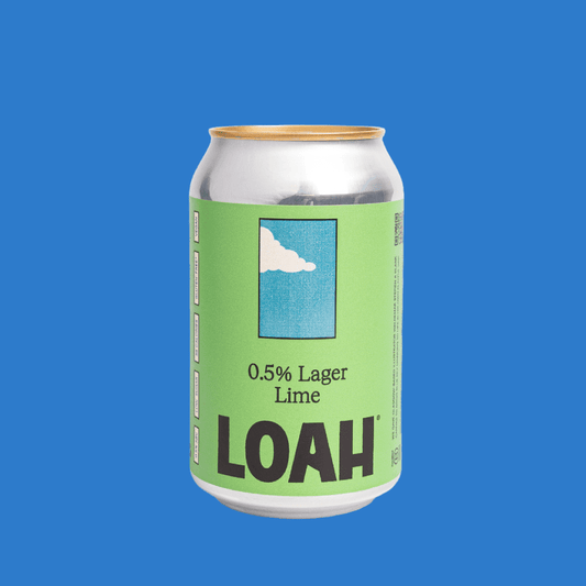 Loah Alcohol Free Lager Lime (0.5% ABV) - Wise Bartender - Beer