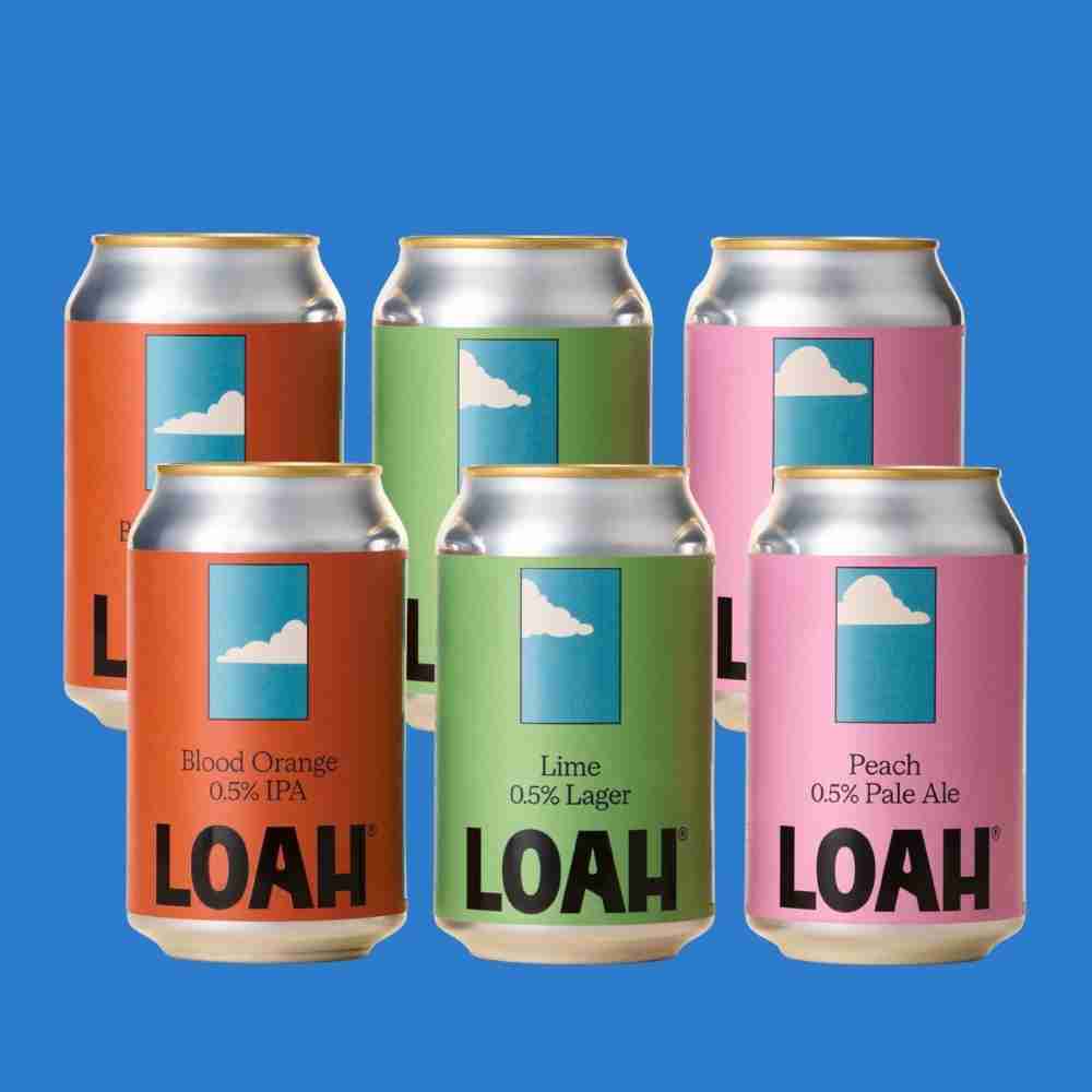 Loah Alcohol Free Lager Mixed Wise Pack - Wise Bartender - Mixed Pack
