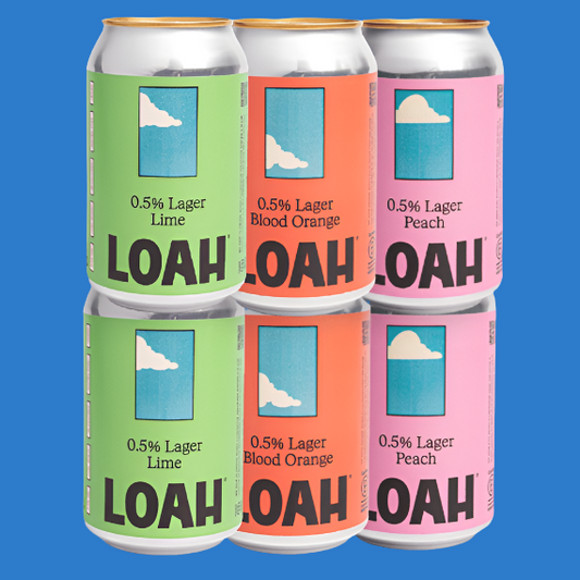 Loah Alcohol Free Lager Mixed Wise Pack