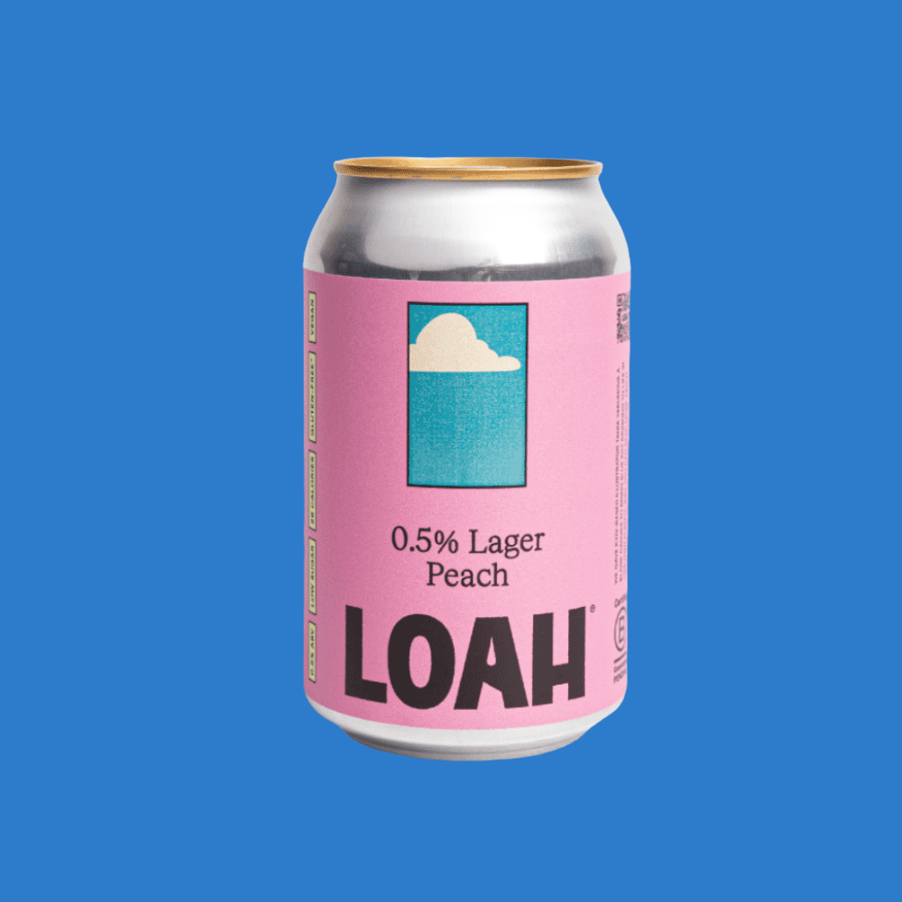 Loah Alcohol Free Lager Peach &#x28;0.5% ABV&#x29;