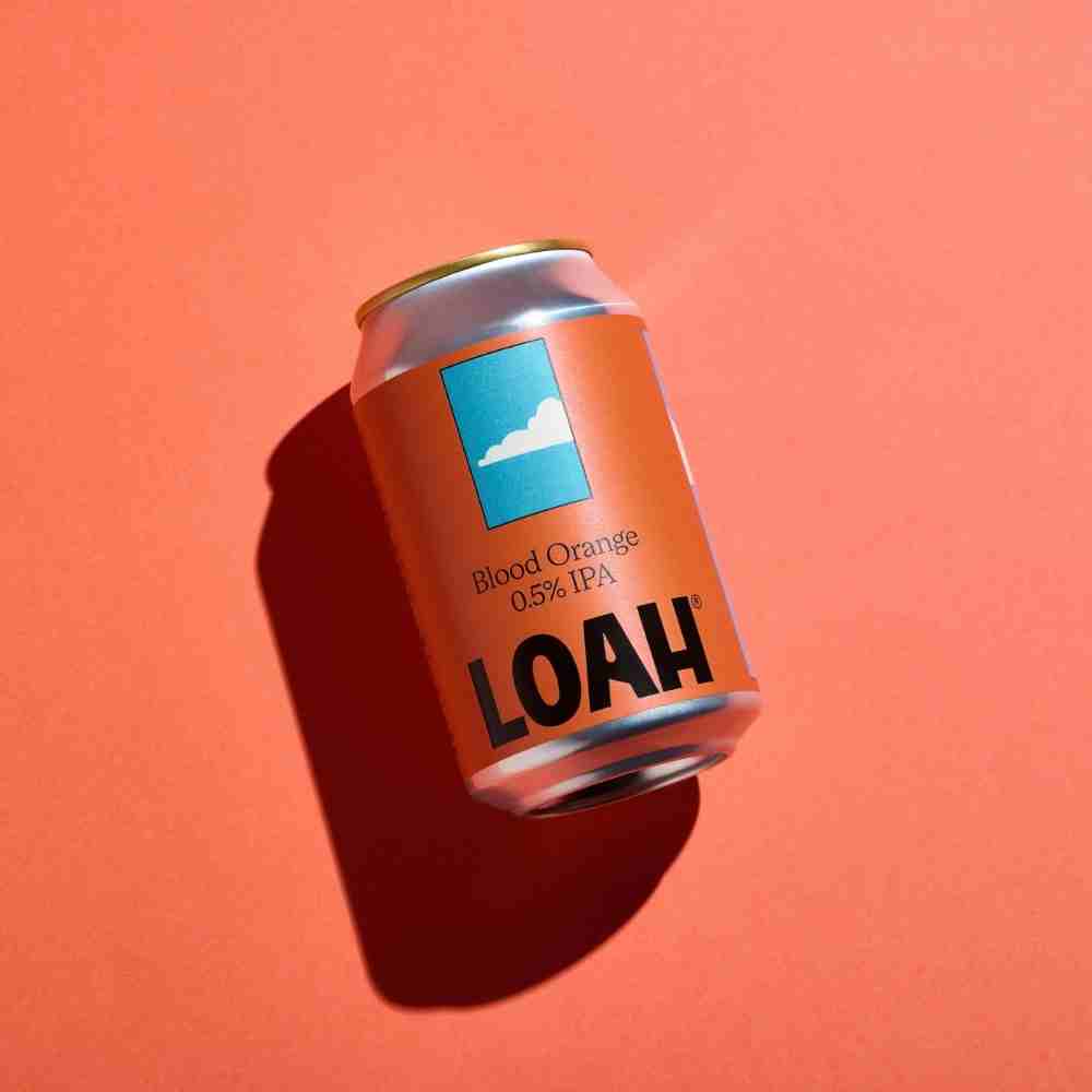LOAH Blood Orange IPA | Alcohol - Free Beer 0.5% ABV - Wise Bartender - Beer