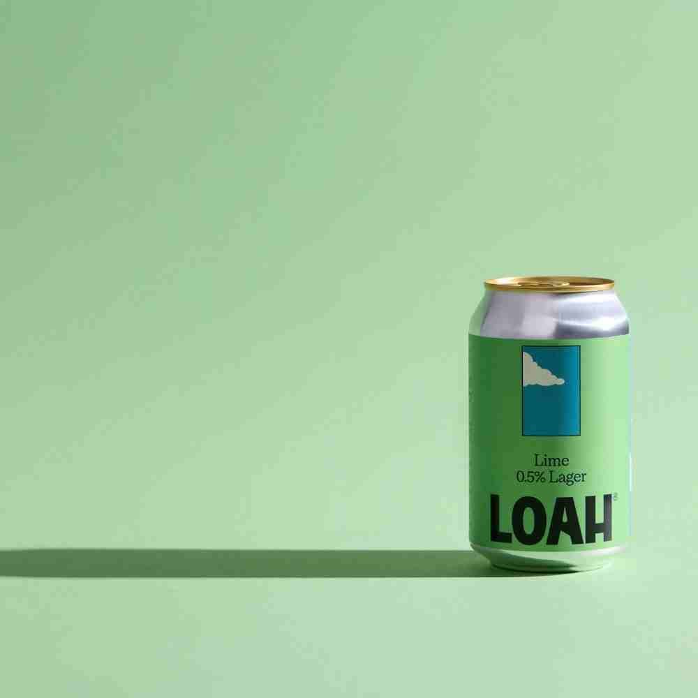LOAH Fresh Lime Lager | Alcohol - Free Beer 0.5% ABV - Wise Bartender - Beer