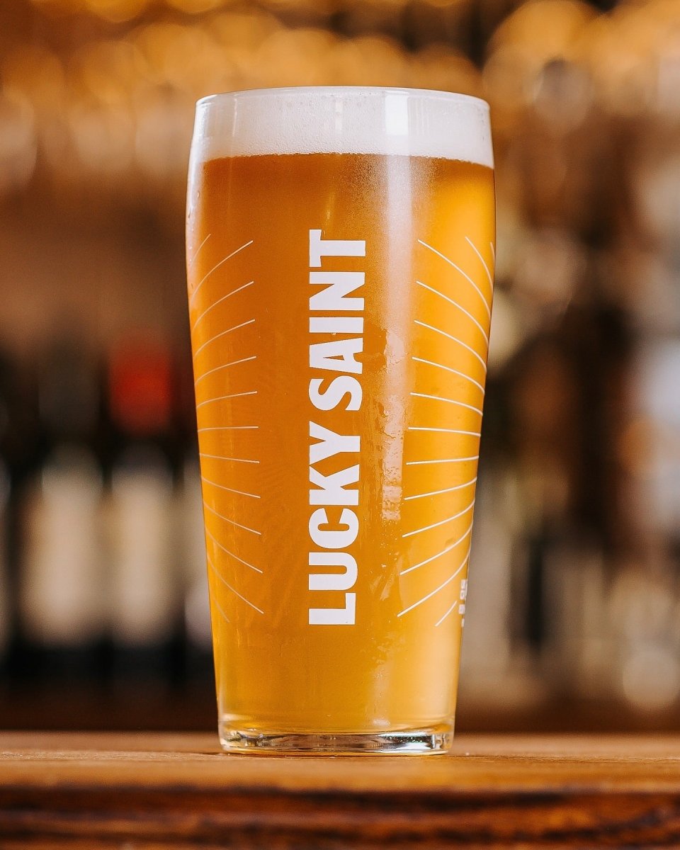 Lucky Saint 6 Beer Mixed Pack (0.5% ABV) FREE Glass & Lanyard - Wise Bartender - Beer