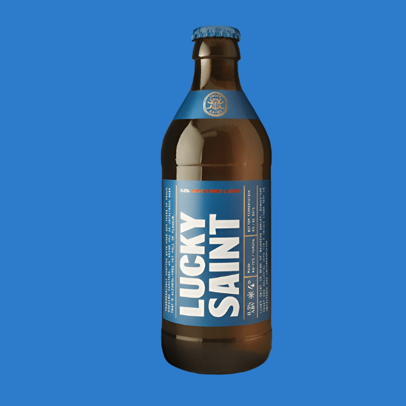 Unfiltered Alcohol Free Lager Bottle