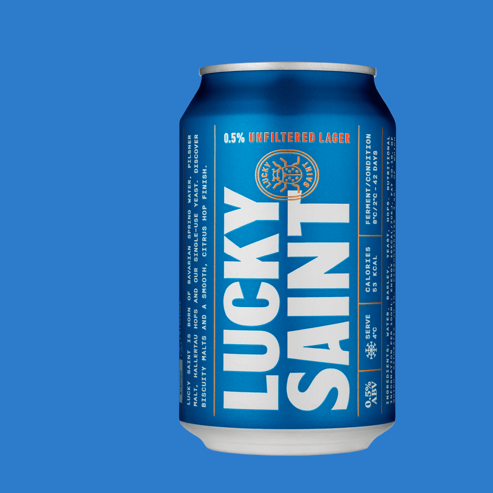 Unfiltered Alcohol Free Lager Can