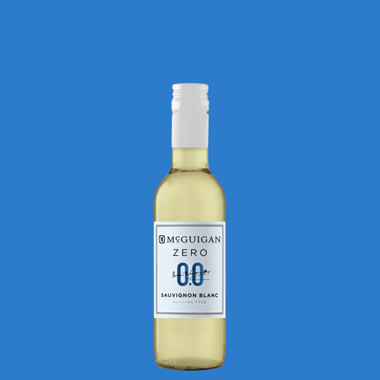 McGuigan Zero Sauvignon Blanc Alcohol Free White Wine Single Serve 187ml Bottle (0.0%ABV) - Wise Bartender - wine