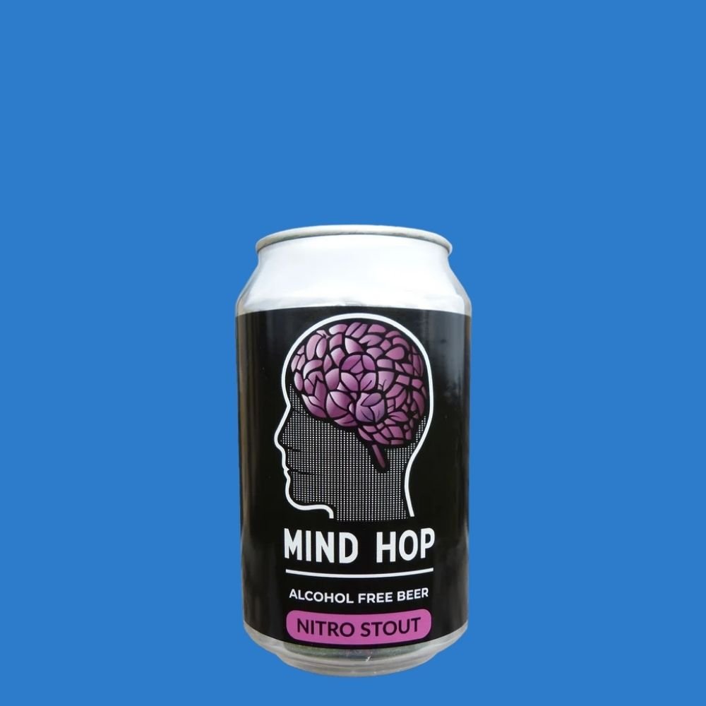 Mind Hop Nitro Stout 330ml | Alcohol-Free Stout - Wise Bartender - Beer