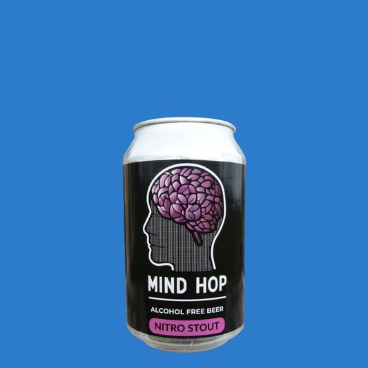 Mind Hop Nitro Stout 330ml | Alcohol-Free Stout - Wise Bartender - Beer