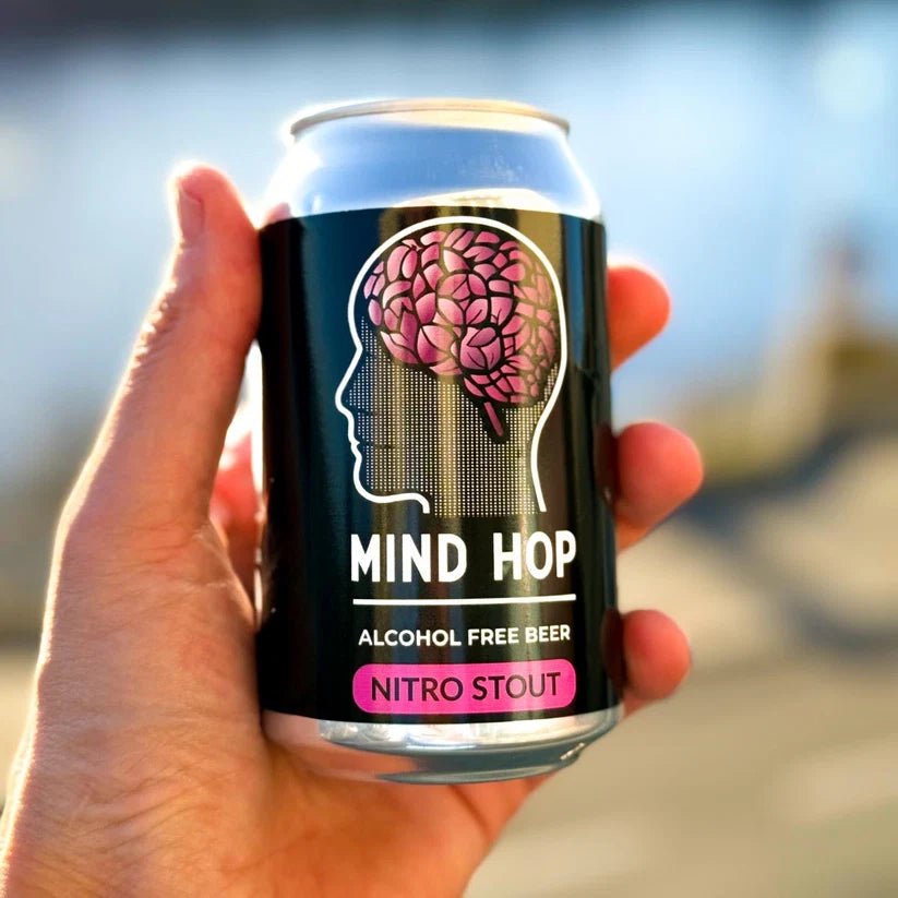 Mind Hop Nitro Stout 330ml | Alcohol-Free Stout - Wise Bartender - Beer