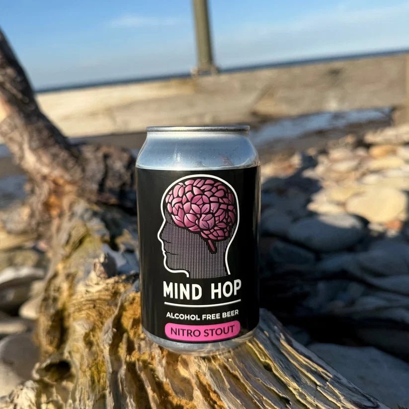 Mind Hop Nitro Stout 330ml | Alcohol-Free Stout - Wise Bartender - Beer