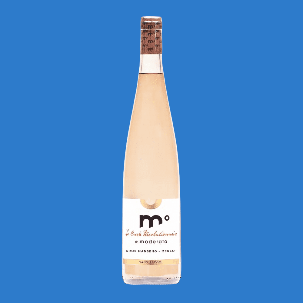 Moderato Cuvée Révolutionnaire - Merlot & Gros Manseng Alcohol Free Rosé Wine (0.5%ABV)