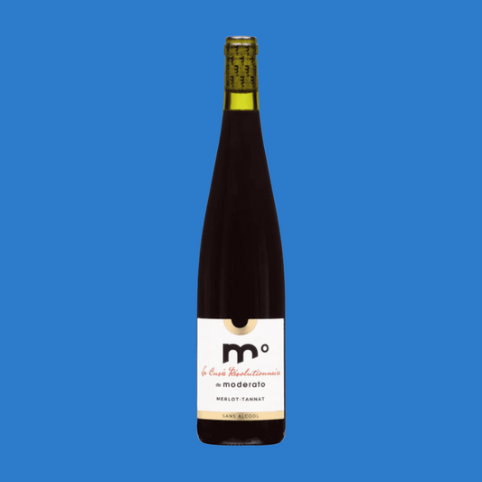 Moderato Cuvée Révolutionnaire - Merlot-Tannat Alcohol Free Red Wine (0.5%ABV)