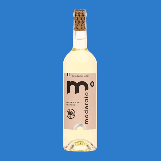 Moderato Sauvignon - Colombard - Cuvée Originale Alcohol Free White Wine (0.0%ABV) - Wise Bartender - wine