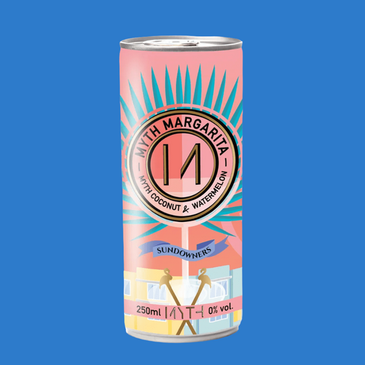 Myth Spirits Coconut and Watermelon Margarita Alcohol Free Cocktail Can (0.0% ABV)