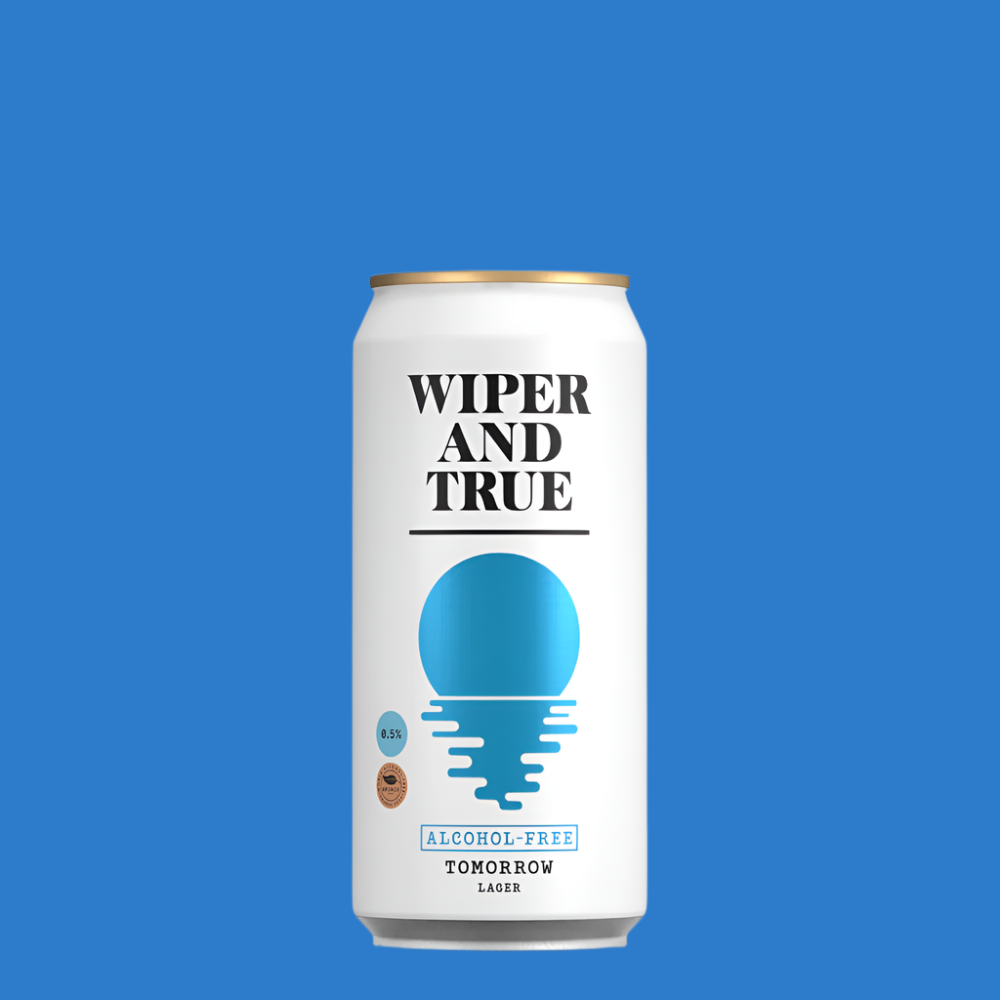 Wiper & True Tomorrow Alcohol Free Lager 05 ABV - Wise Bartender