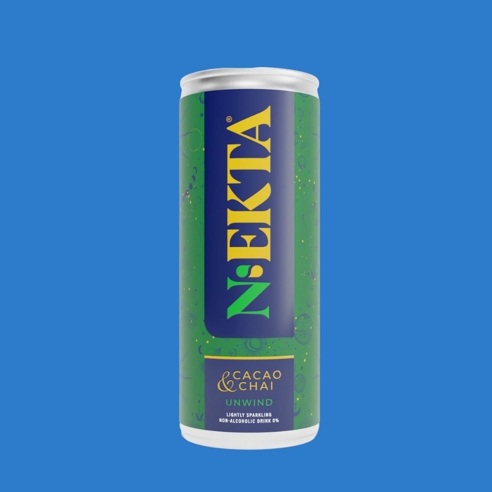 Nekta Cacao & Chai | Alcohol - Free Botanical Drink with Adaptogens (250ml) - Wise Bartender - Functional