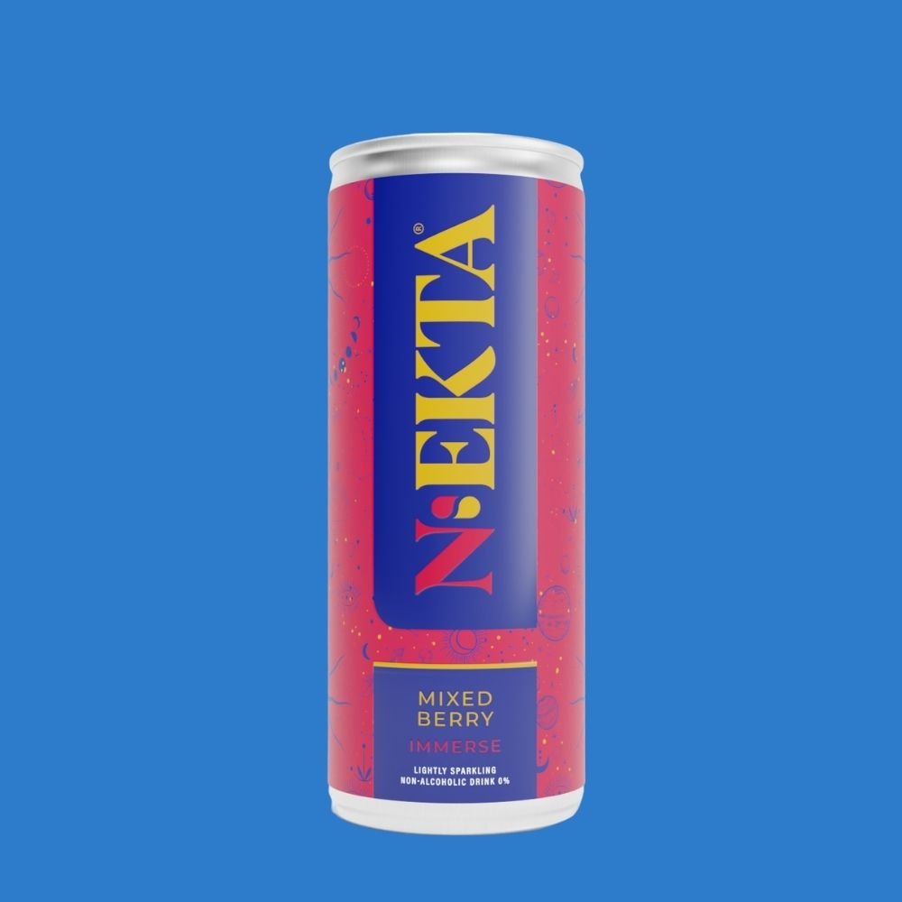 Nekta Mixed Berry | Alcohol - Free Botanical Drink with Adaptogens (250ml) - Wise Bartender - Functional
