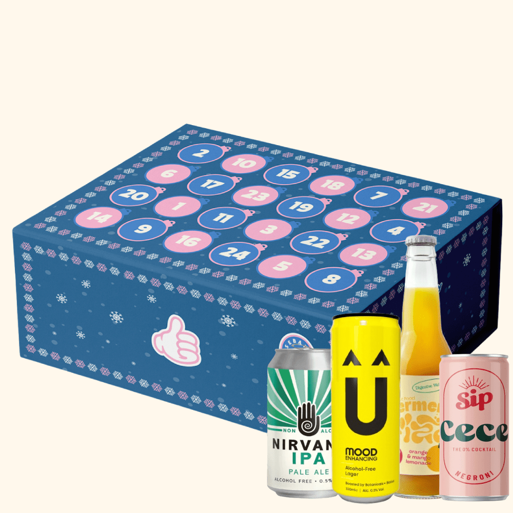 New for 2025! Alcohol Free Mixed Beer & Sweet Advent Calendar (FREE Delivery) PRE ORDER - Wise Bartender - Mixed Pack