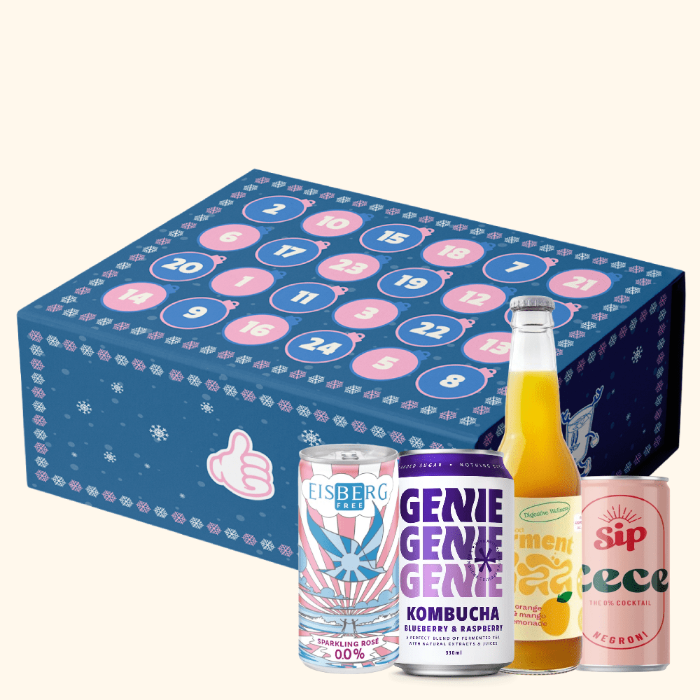 New for 2025! Alcohol Free 'Sweet & Tasty' Advent Calendar (FREE Delivery) PRE ORDER - Wise Bartender - Mixed Pack