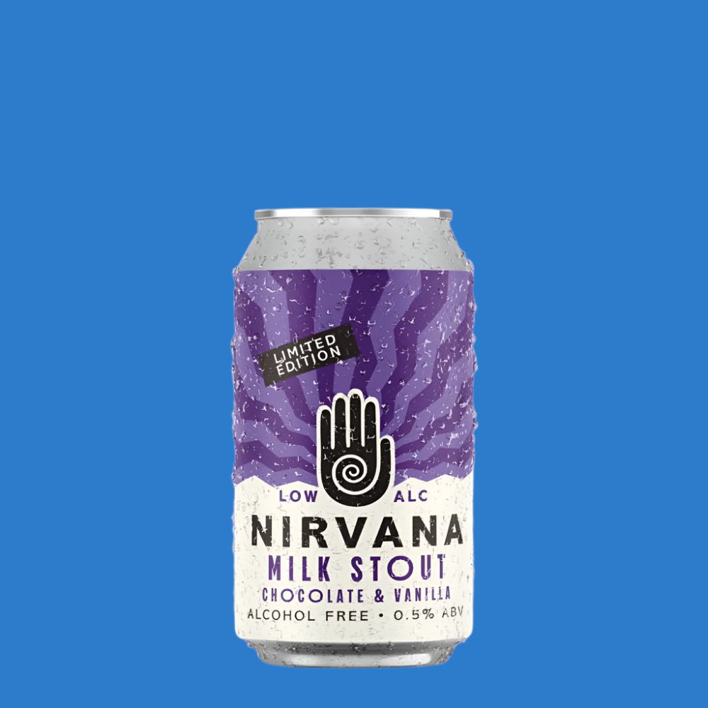 Nirvana Dark & Rich Alcohol Free Stout &x28;00 ABV&x29; - Wise Bartender