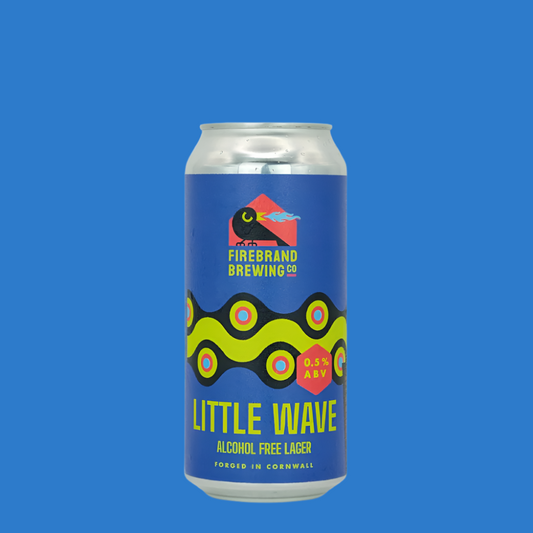 Firebrand Brewing Co 'Little Wave' Alcohol Free Lager (0.5% ABV)