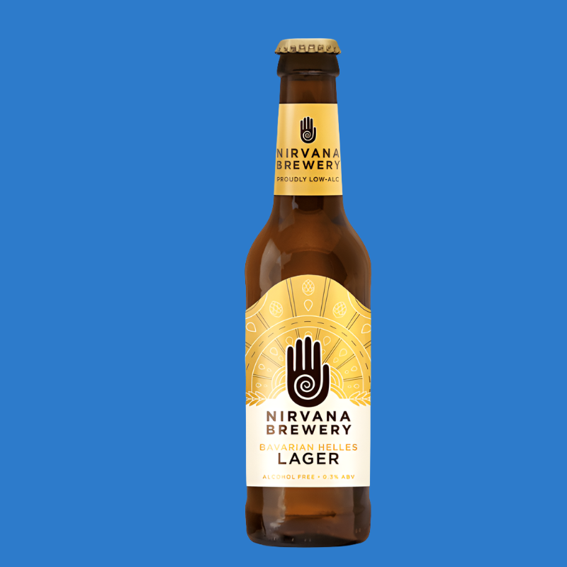 Nirvana Bavarian Helles Alcohol Free Lager (0.3% ABV)