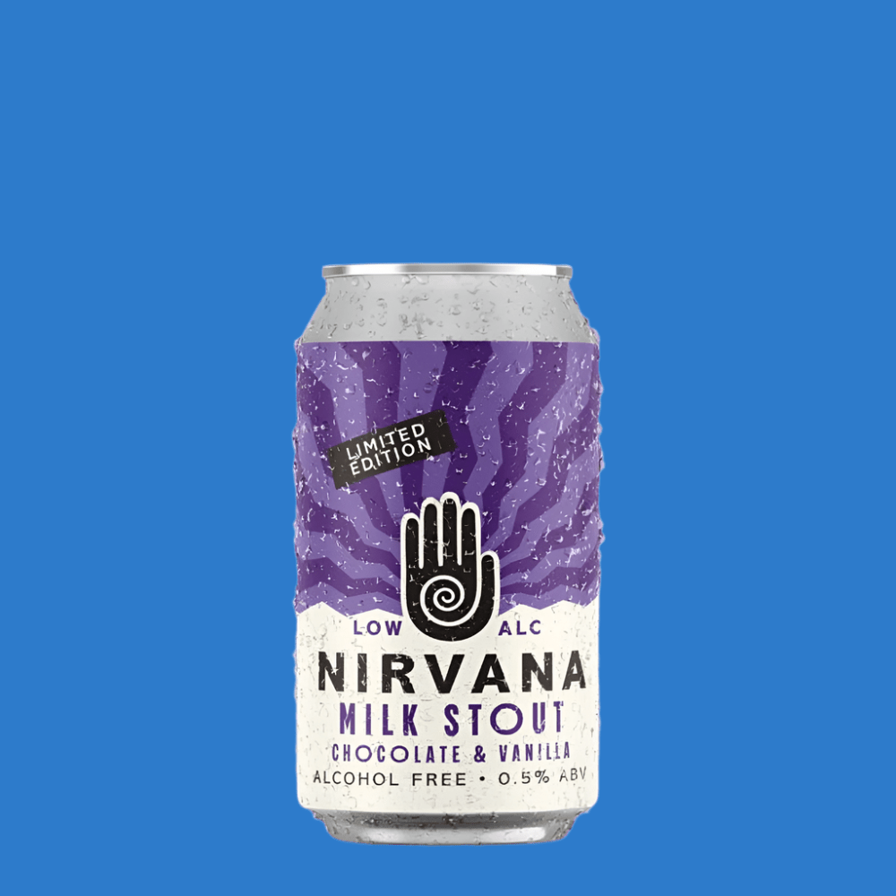 Nirvana Chocolate & Vanilla Alcohol Free Milk Stout (0.0% ABV) - Wise Bartender - Beer