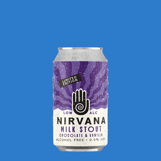 Nirvana Chocolate & Vanilla Alcohol Free Milk Stout (0.0% ABV) - Wise Bartender - Beer