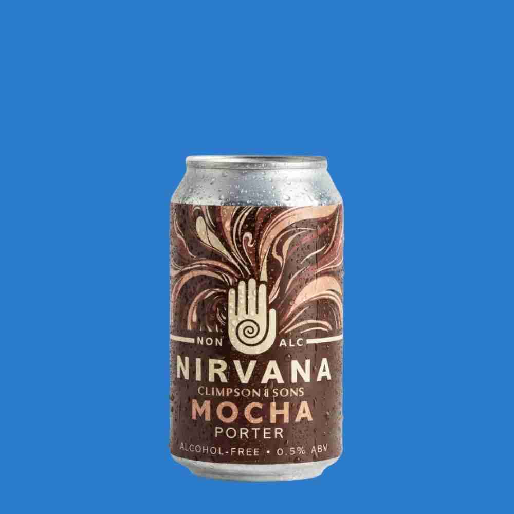 Nirvana Mocha Alcohol Free Porter (0.5% ABV) - Wise Bartender - Beer
