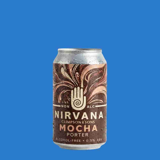 Nirvana Mocha Alcohol Free Porter (0.5% ABV) - Wise Bartender - Beer