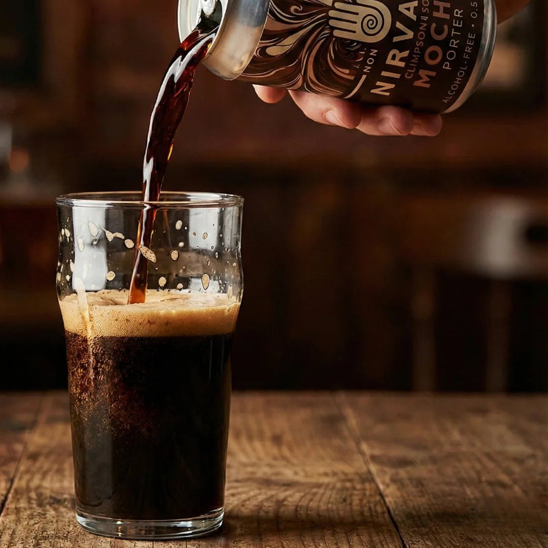 Nirvana Mocha Alcohol Free Porter (0.5% ABV) - Wise Bartender - Beer