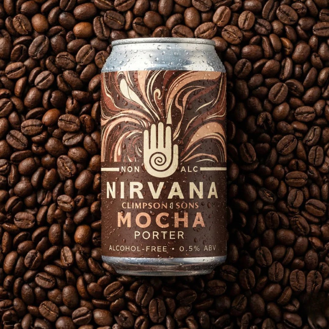 Nirvana Mocha Alcohol Free Porter (0.5% ABV) - Wise Bartender - Beer