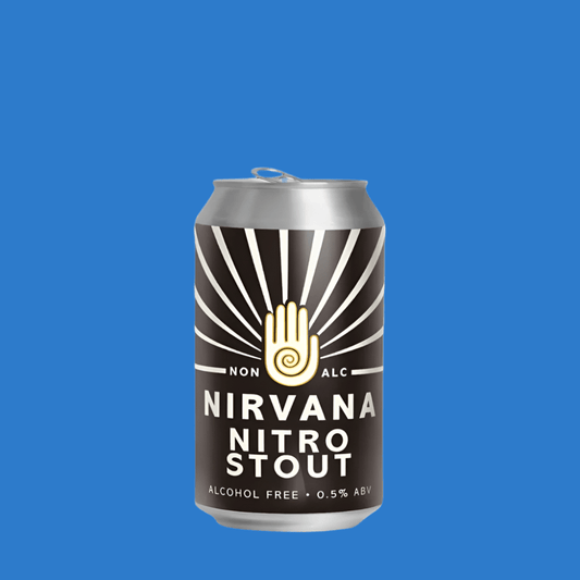 Nirvana Nitro Alcohol Free Stout (0.0% ABV) - Wise Bartender - Beer