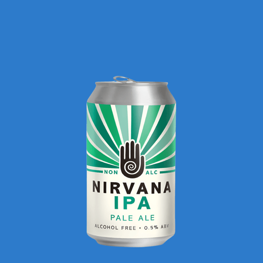 Nirvana West Coast IPA Alcohol Free Beer Can (0.5% ABV) - Wise Bartender - Beer