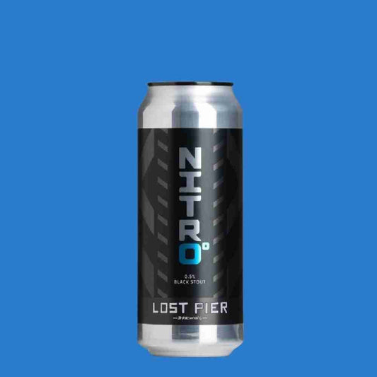 Nitro Lost Pier Alcohol Free Stout (0.5% ABV) - Wise Bartender - Beer